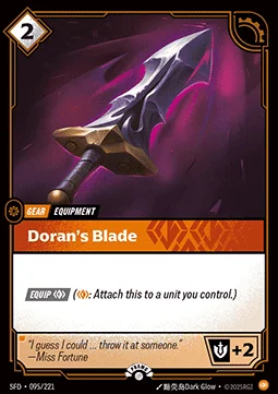Doran’s Blade - SFD-095-p - Promotional Cards - Riftbound card
